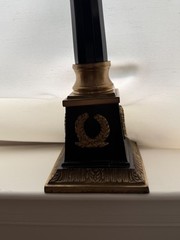 Gran Tour Style Metal Tall French Empire Neo-Classical Obelisk Statuette