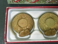 NOS Vintage 1975 Avon Bayberry Wreaths Soap (3) Pc Original Gift Box Christmas