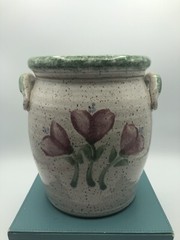 Original Parsley Artisan Pottery Magnolia￼ Utensil Holder / Planter / Vase