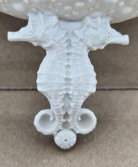 Margaret Furlong Shell Sea Urchin Seahorse Wall Sconce 2000 Mini Shelf Ceramic