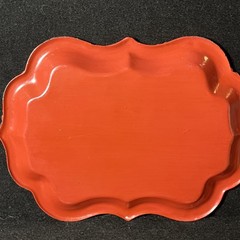 19th Century Japanese Paper Mache Tole Tray 24k Gold Trim 1800’s Estate Find