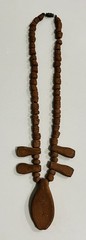 Pre Columbian, Pottery, Necklace, Pendant, Handmade Signed