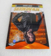 2025 Topps Marvel Chrome Thunderbolts Bucky Barnes Orange Parallel /25 NA-9