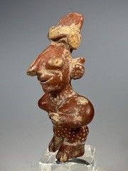 Pre-Columbian West Mexico Jalisco Terracotta Female Figure ca. 300 BCE-300 CE
