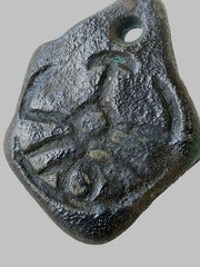 300 BC Ancient Carved Engraved Gemstone Pendant Medallion Wearable Amulet Unisex
