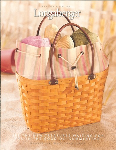 Longaberger FLYER – 2001-05 Peony and Boardwalk Baskets