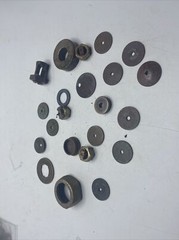 Metal Detector Finds Lot Brass? Copper? Washer Nuts Parts Pieces MK