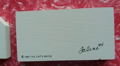 Set 7 CATS MEOW Vintage 1990s Train Locomotive ~ Advertising Quaker Rubbermaid +