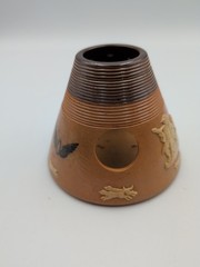 Antique Royal Doulton Harvest Ceramic Stoneware Match Striker L Straus & Sons NY