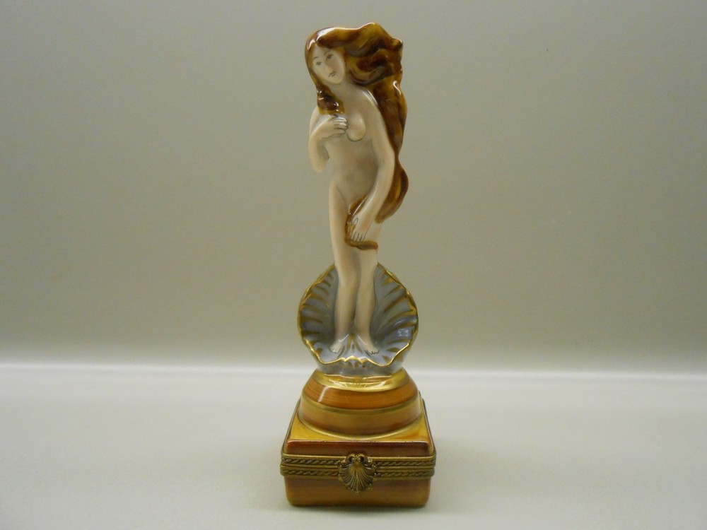 Authentic Limoges Box – France – Statue of the Famous Birth of Venus – Numbered