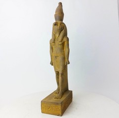 Ancient Egyptian Falcon Bird God Horus Statue large heavy stone Egyptian BC