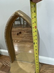 Vtg Home Interiors Gifts USA Ornate Burwood ARCH Mirror w/ Disply Shelf MCM