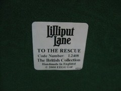 Lilliput Lane Collectibles To The Rescue. Mint in original box with deed.
