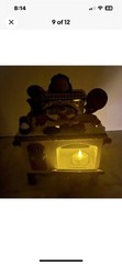 Avon Christmas Teddy and Friends Stove Diffuser & Music Box Original Packaging