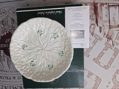Belleek Fine Parian China Daisy Accent Plate Hand Crafted In Ireland