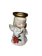 Vintage Porcelain Angel Bell Figurine