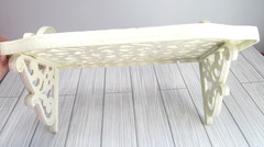 Homco Vintage 1982 White Plastic Wall Shelf Comes Apart Bathroom Bedroom R4