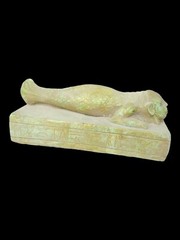 RARE ANTIQUE ANCIENT EGYPTIAN Statue Heavy Stone God Seth with Devil Head Fish