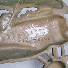 Vintage 1975 HOMCO SEXTON Set of 2 Airplanes Cast Metal Wall Art Decor Planes