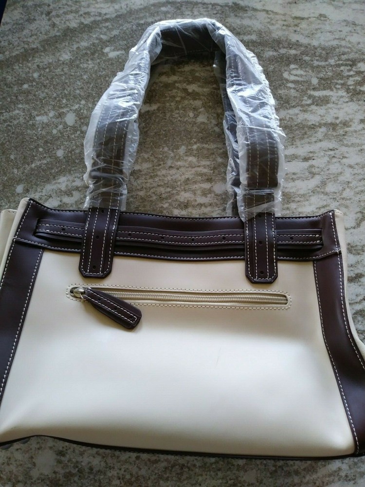 Longaberger Sister’s Medium Size Belted Leather Purse MINT FREE SHIPPING!