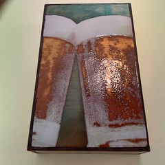 Houston Llew Spiritile #123 Fine Craft Retired Limited-Edition Enamel On Copper