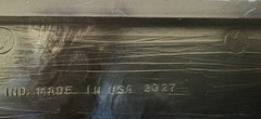 VTG 1969 MCM DART INC Black/Brown Wall Accent Display Shelf #3027 MADE USA