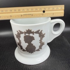 Stir Ceramic Coffee Mug Cup Lady Undead Cameo Silhouette Portrait Woman Mug Cup