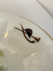 Equestrian Royal Tara Trinket Soap Dish Scalloped Horse Race Galway Ireland