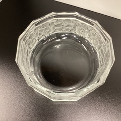 Hoya Mikasa Crystal Frosted Floral Bowl 1980s W. Germany Heavy weighs 7lbs 4oz