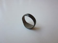 very rare ancient Viking engraved massive bronze ring with runes. IX – X AD.