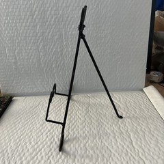 Vintage Wrought Iron Display EASEL HOLDER STAND for Picture or Book 12”x 10”