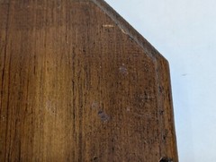 Vintage Unbranded Octagon 8 Sided Wood Display Pedestal Wooden Stand 5″ x 5″;