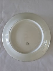 Vintage 7 1/2 Limoges France White W/ Gold Trim Bread & Butter Plates set of 8