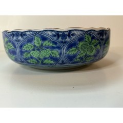 Perfect Vntg Kozangama Seika Ryokusai Rinka Shallow Bowl – Maebata Pottery