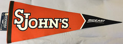 ST JOHNS PENNANT BIG EAST NY RED STORM BASKETBALL QUEENS MSG BANNER