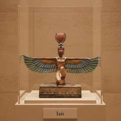 Ancient Egyptian Goddess Isis Statue Supreme Goddess of Magic Pharaonic Antique