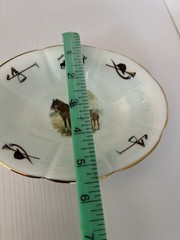 Equestrian Royal Tara Trinket Soap Dish Scalloped Horse Race Galway Ireland
