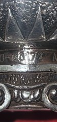 Vintage Silver Egg Made In Greece AG 995 270 Grams 9.52 Oz 3 3/4″ Tall