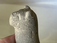 AMAZING PRE-COLUMBIAN LLAMA EFFIGY PESTLE GRINDING STONE FROM PERU MOTLEY COA