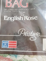 Collectible Fashion Vintage English Rose Dress Bag Never Used Original Packaging