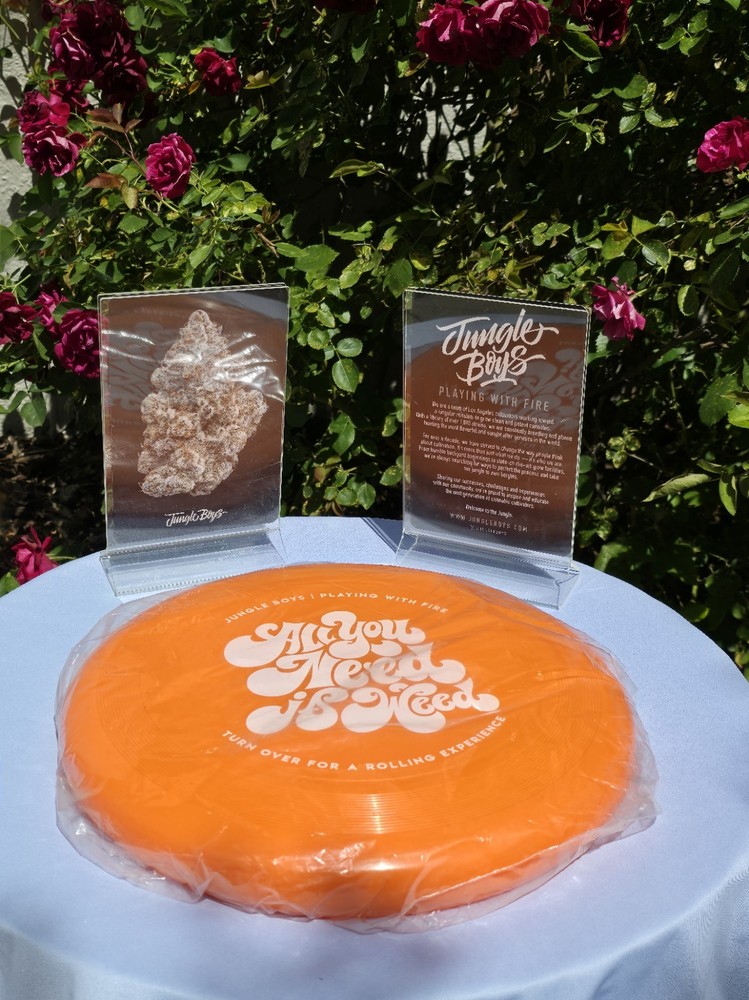 Jungle Boys “Playing With Fire” Promo Orange Frisbee Collectible Display Piece