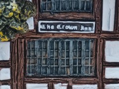 Vintage 1988 Lilliput Lane Crown Inn, Handmade in Cumbria United Kingdom.