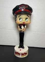 Betty Boop Lot Of 2 – 2003 Biker Girl Bobble Head Motorcycle & Shoe Salt Shaker