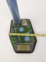One World Trade Center by The Danbury Mint 10.5” Original Foam And Box