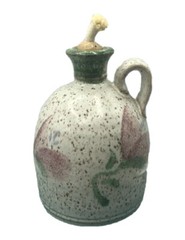 Original Parsley Pottery Magnolia￼ Kerosene Oil Lamp Fun