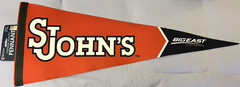ST JOHNS PENNANT BIG EAST NY RED STORM BASKETBALL QUEENS MSG BANNER