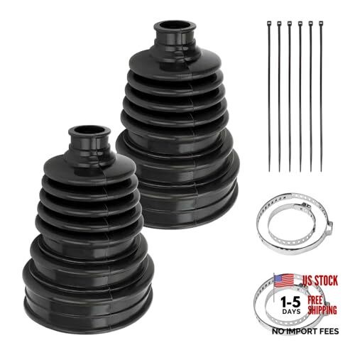 CV Joint Boot Kit, Flexible Silicone Constant Velocity Joint Boot with 2 2 PCS