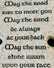 FAITH STONES CELTIC CROSS WITH TRADITIONAL IRISH BLESSING BY ROMAN, INC.