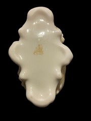 Vintage Belleek “Lilly of the Valley” Luster Trinket Dish Bowl, 7th Mark