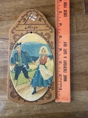 3 Vintage Norwegian Wood Wall Hangings – Bread boards 7” Made In Norway